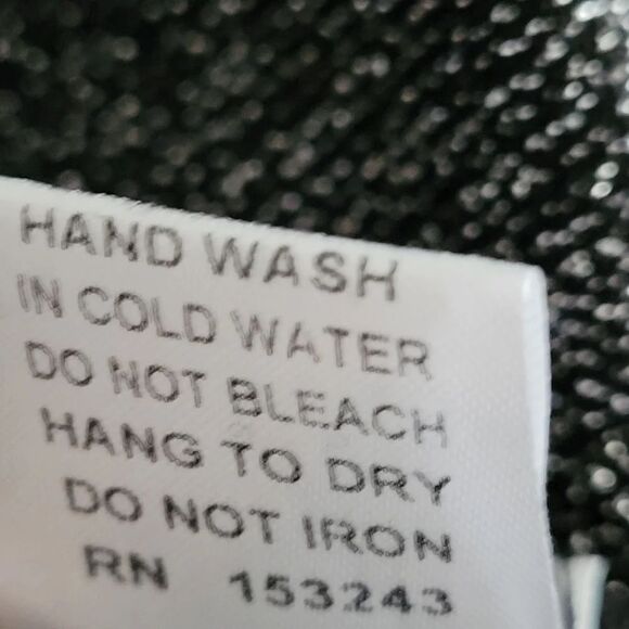 Boutique Lurex Flared Long Pants Bell Bottom Silver Gray Glitter Knit Jersey - Picture 12 of 13